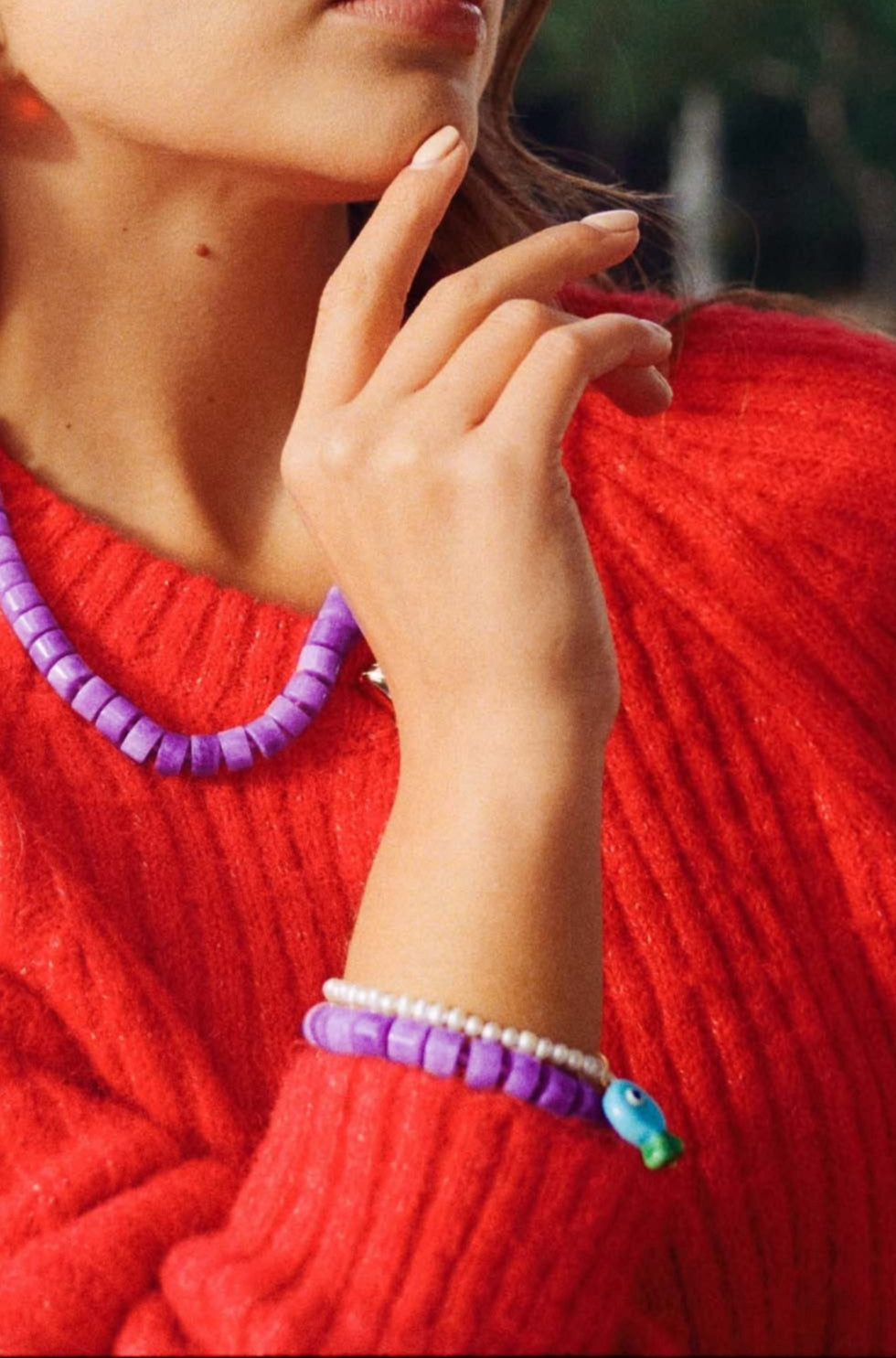 Phil amethist armband