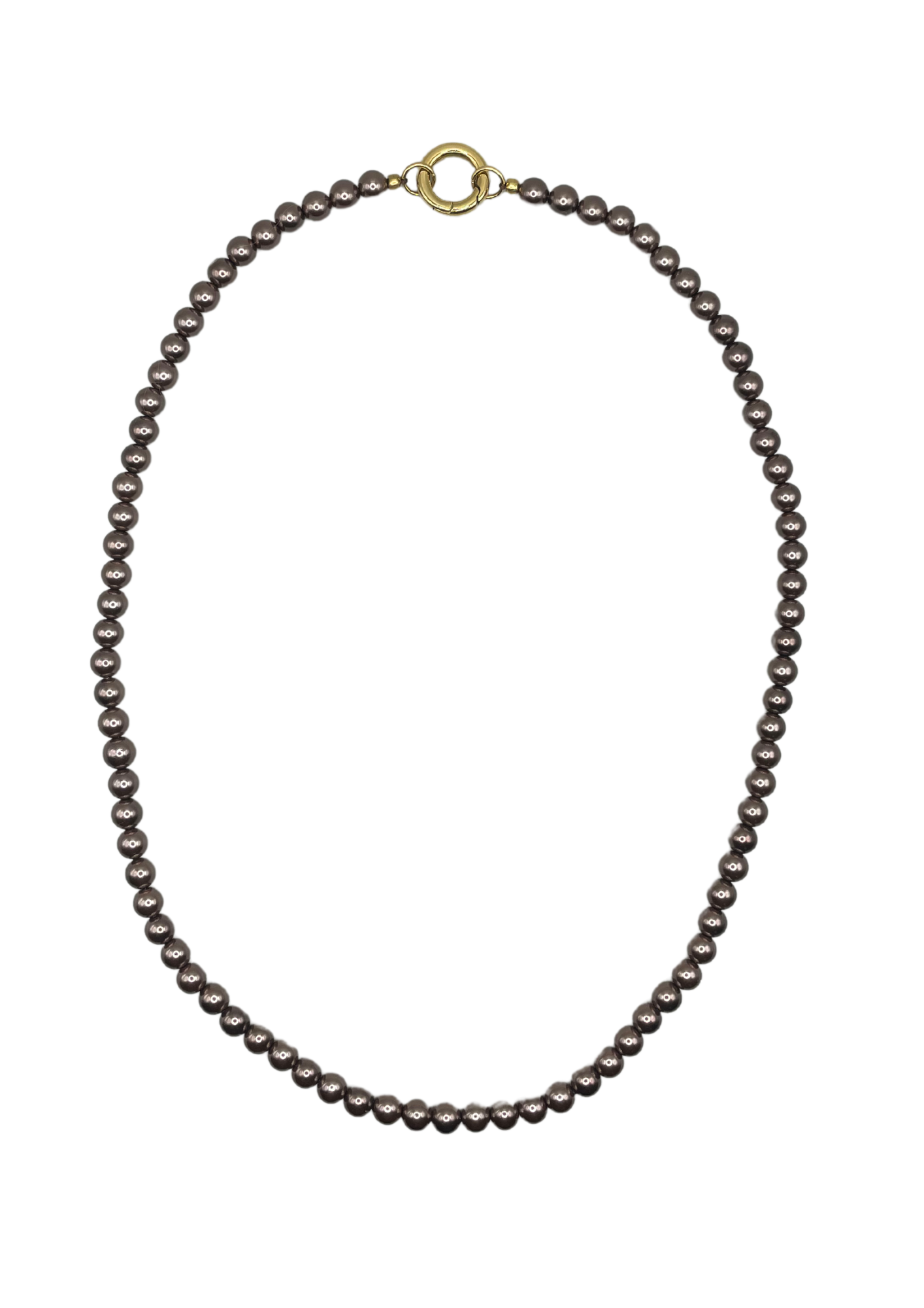 Bruine parelketting