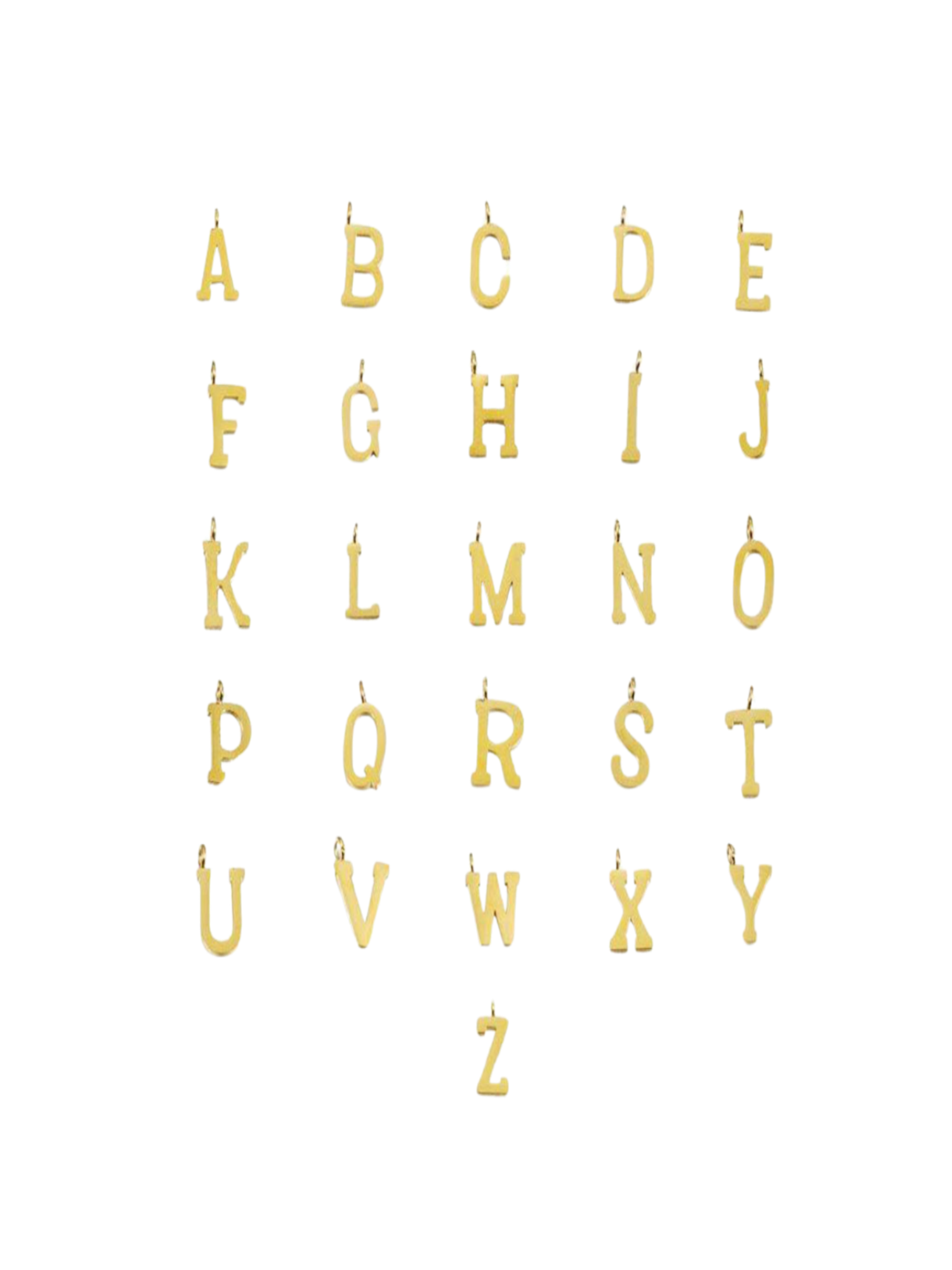 Alphabet Gold letter