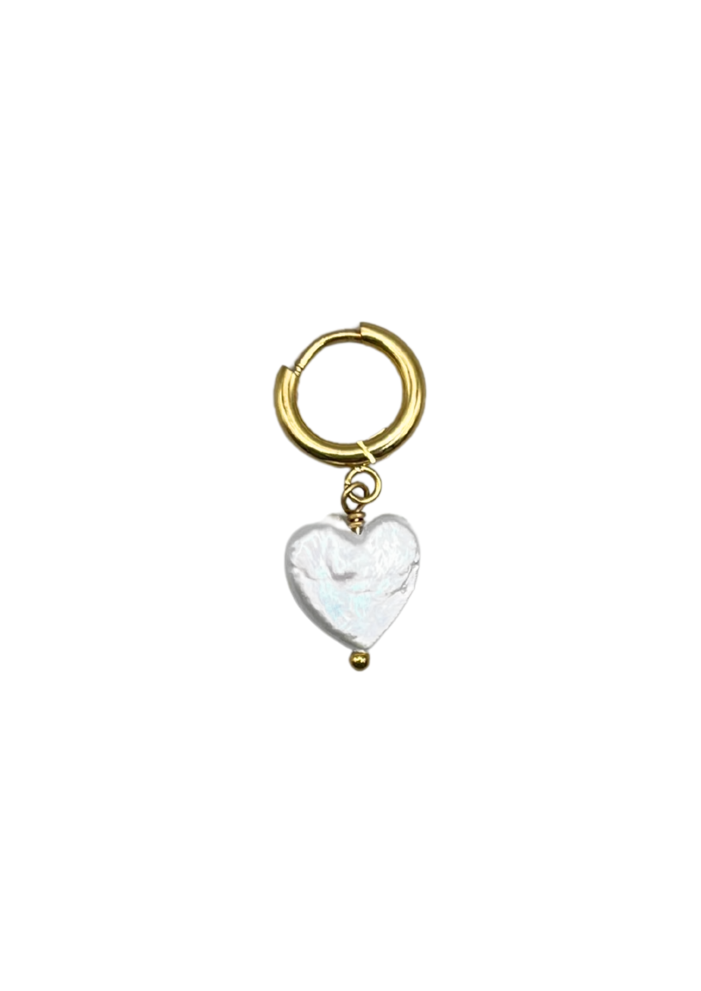 Heart pearl pendant