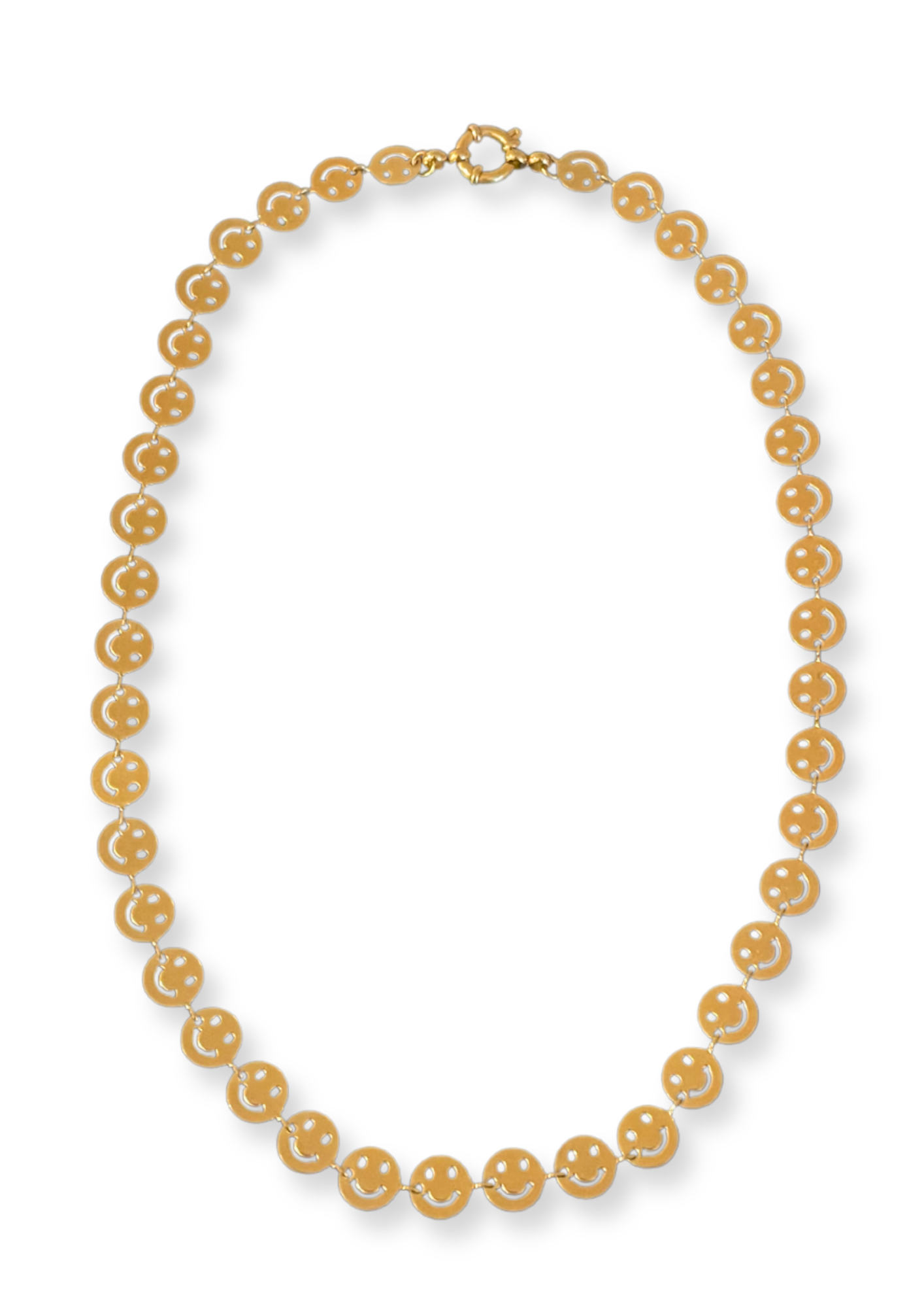 Smiley Gold Necklace