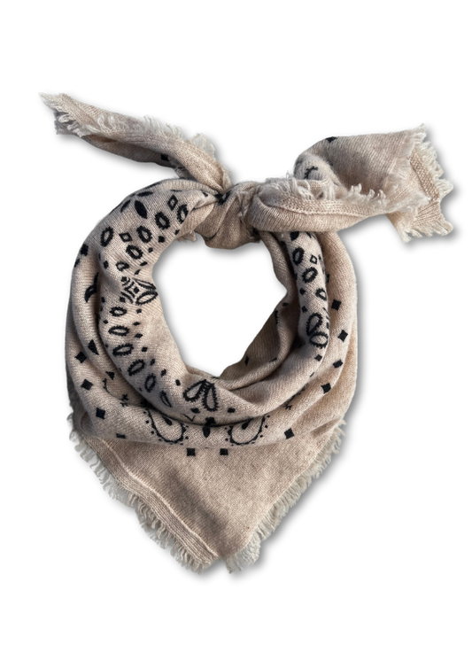 100% Cashmere Paisley Scarf