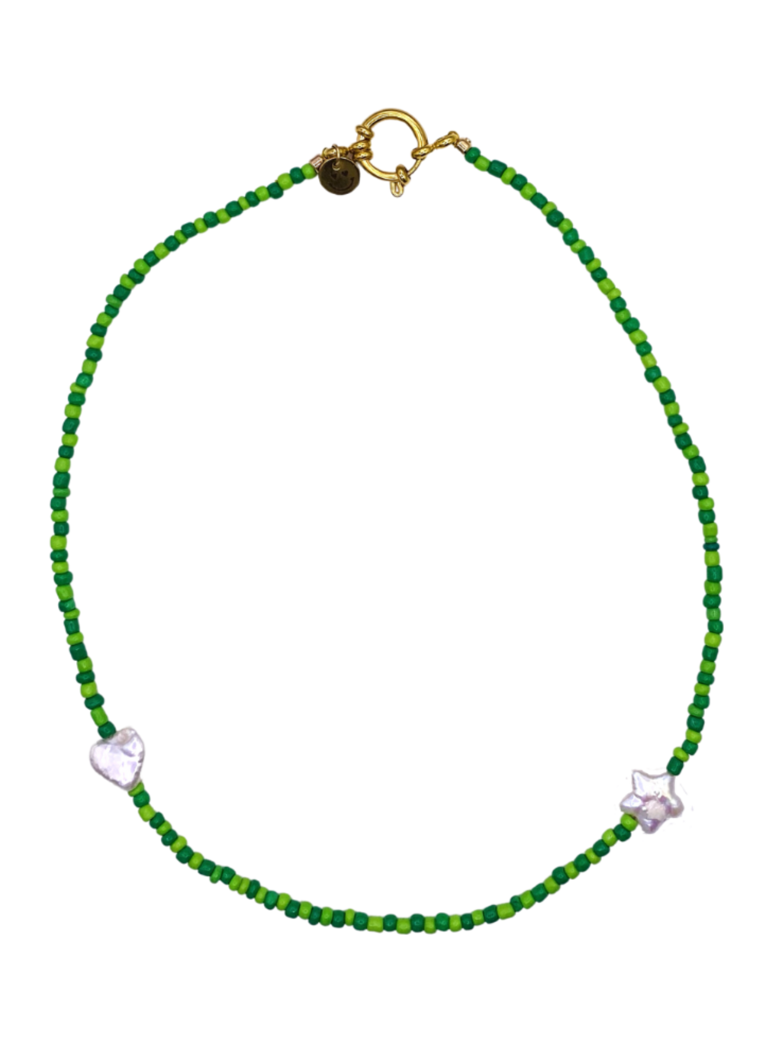 Woody necklace Green ~ Lila