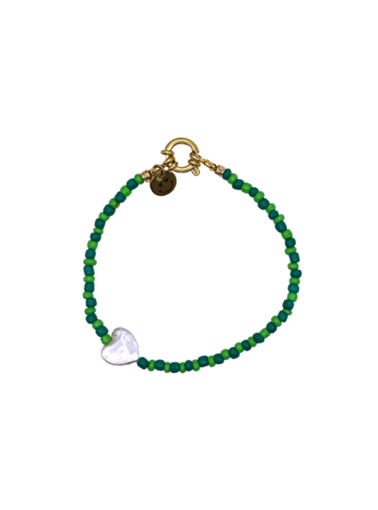 Woody bracelet Green ~ Lila