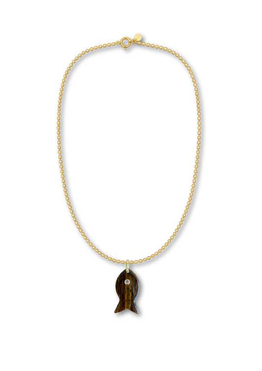 Fish Gold Necklace