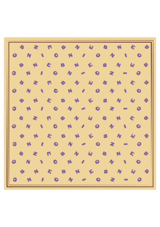 Bonnie Letter Scarf