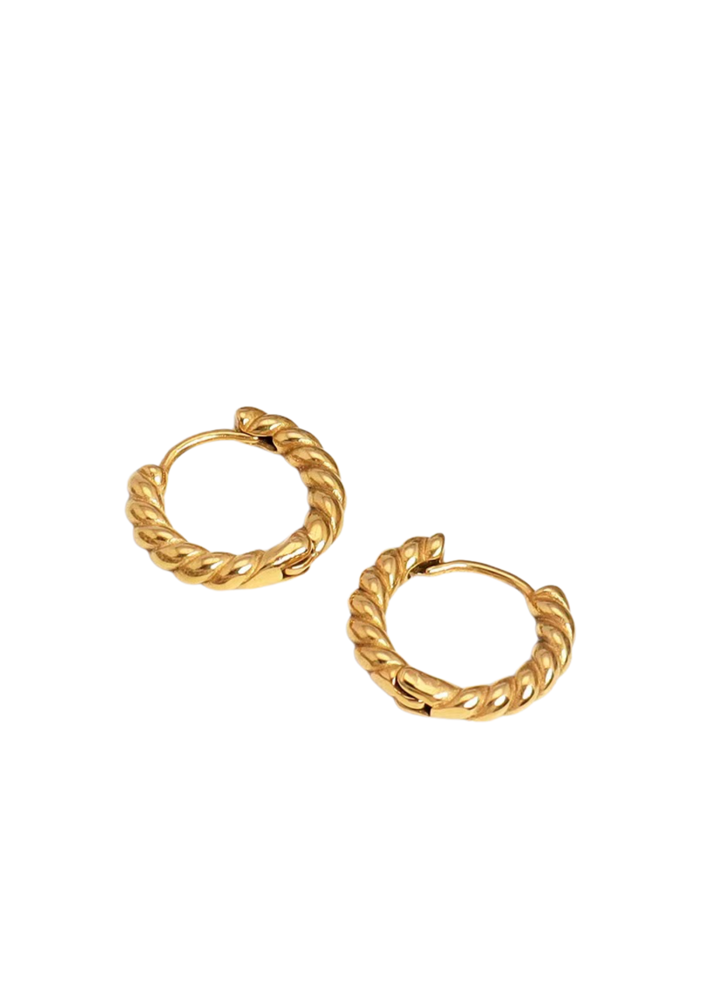 Twisted 18 mm Hoops