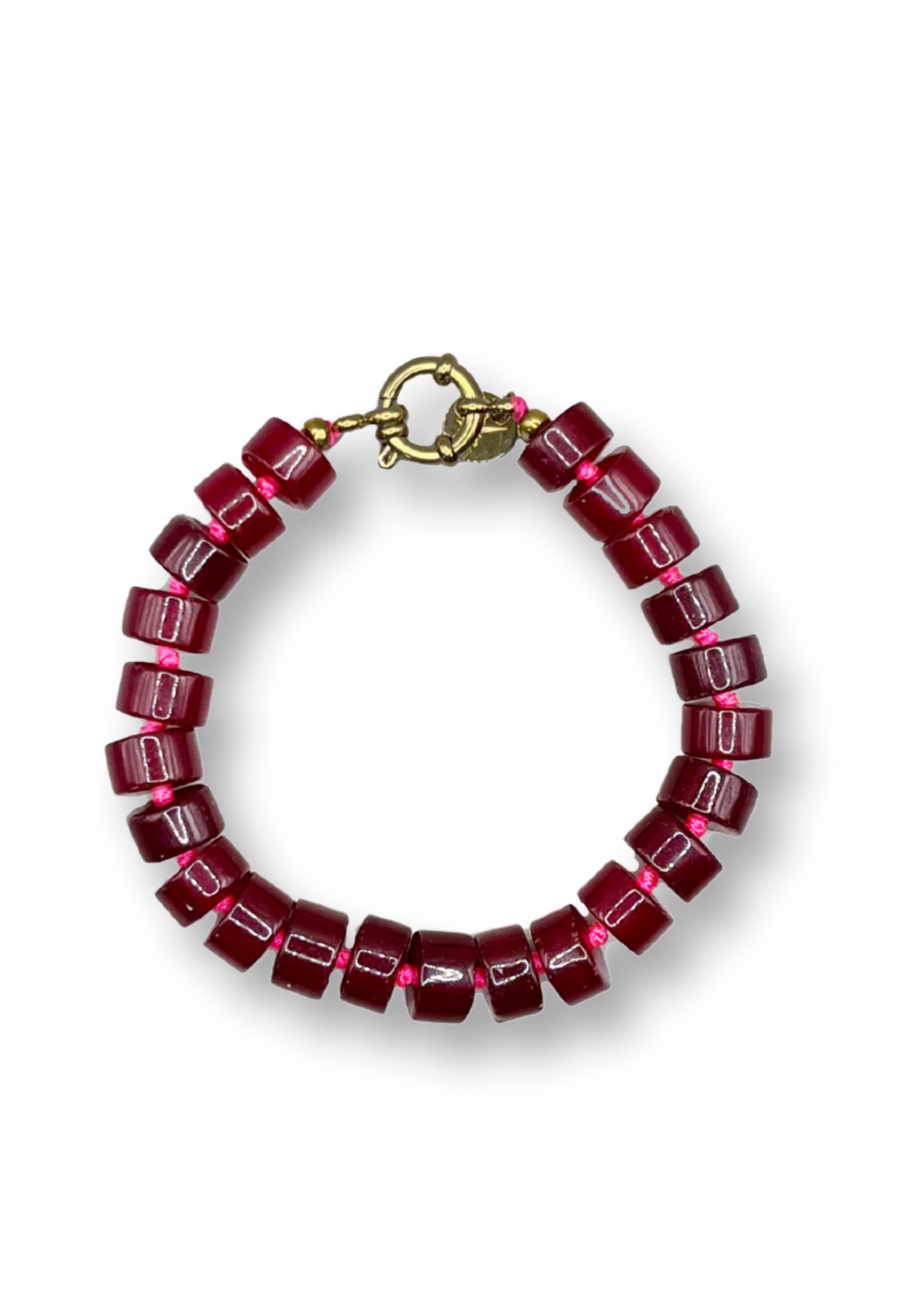 Phil Burgundy Bracelet
