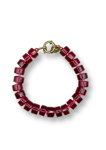 Phil Burgundy Bracelet