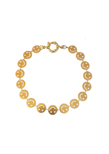 Smiley-Goldarmband