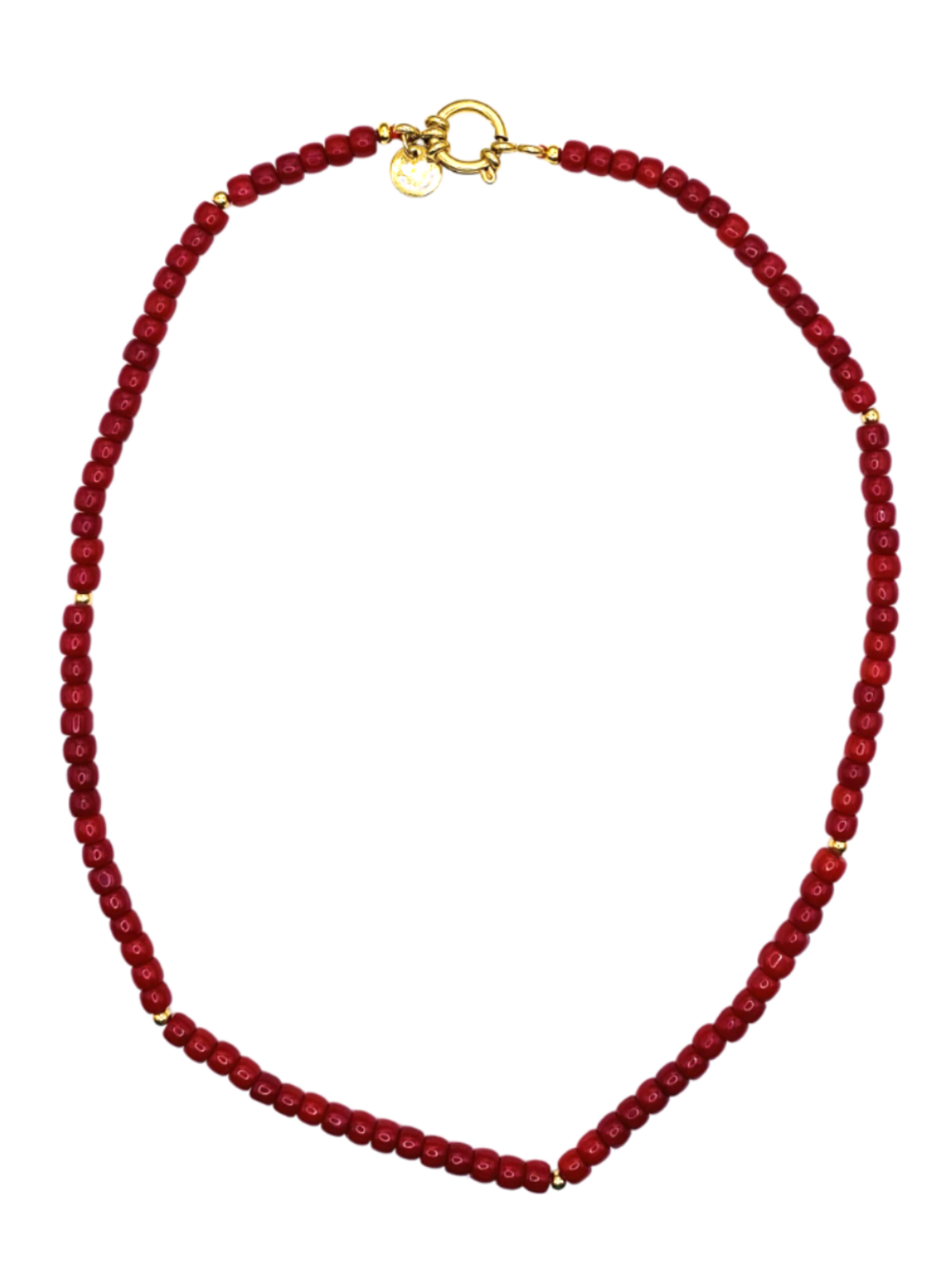 Tommy Red Gold Necklace