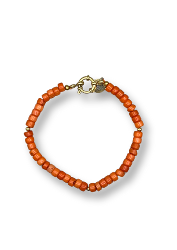 Tommy Gold Oranje Armband