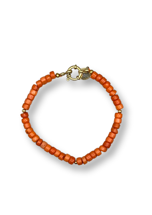 Tommy Gold Oranje Armband