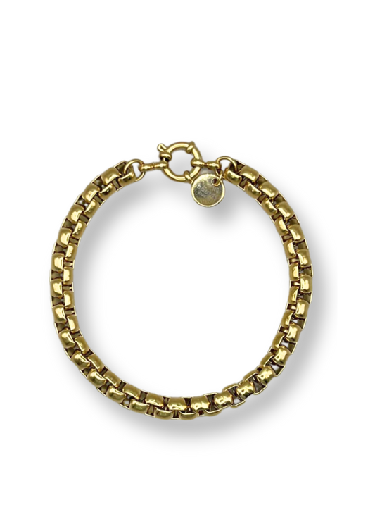 Gouden ketting armband