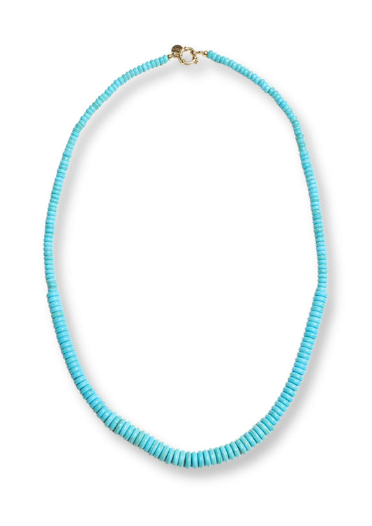 Turquoise Lange Ketting 