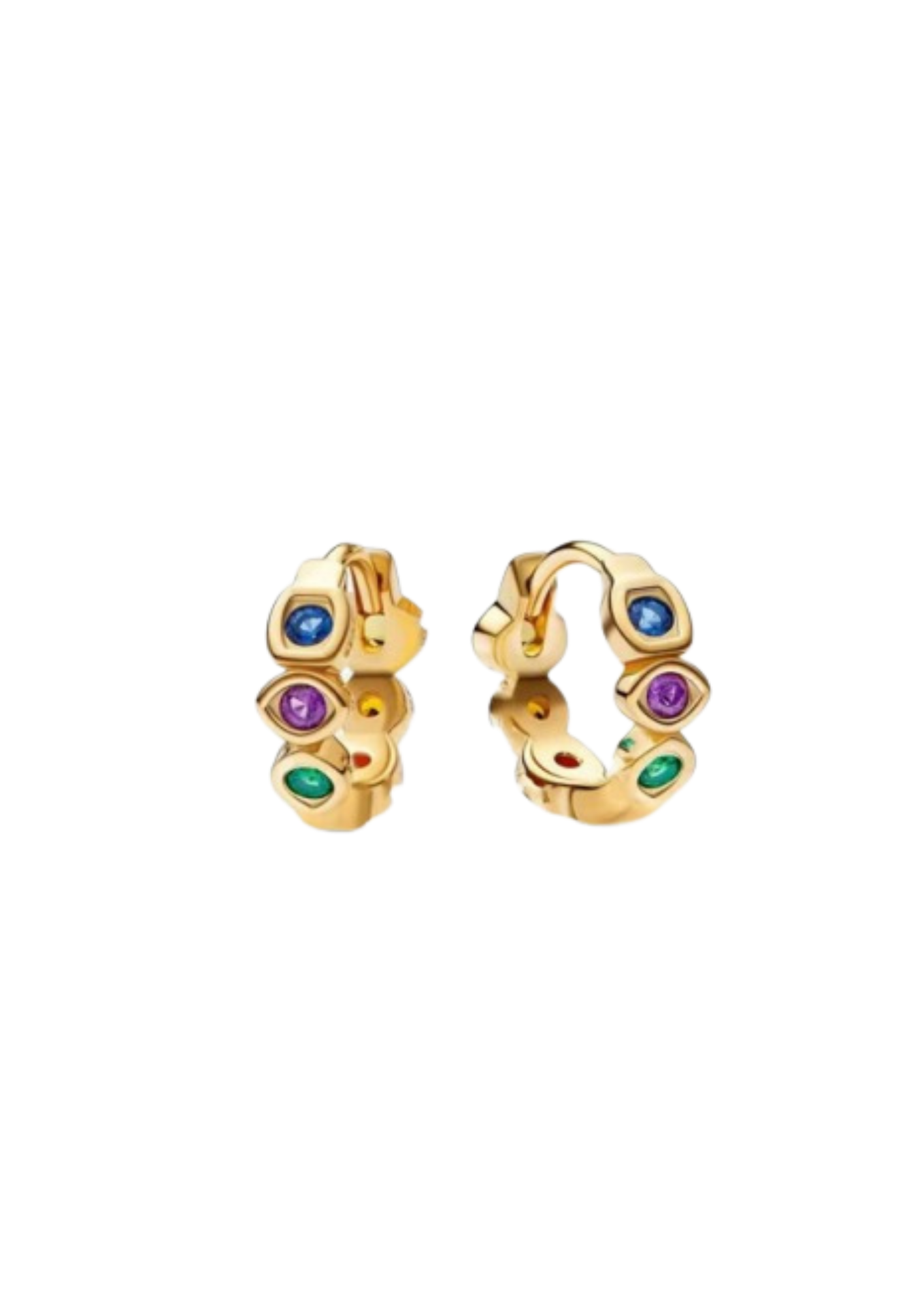 Gemstone Hoops