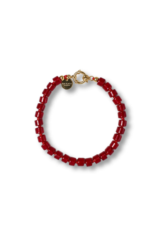 Moos Burgundy Bracelet