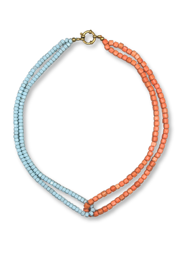 Dubbel Blauw Ketting