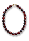 Wilma Burgundy Marble Halskette