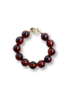 Wilma Burgundy Marble Bracelet