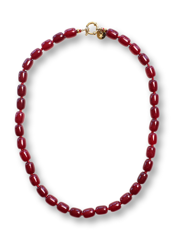 Phil Burgundy Necklace