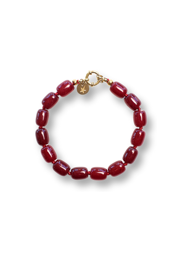 Phil Burgundy Armband
