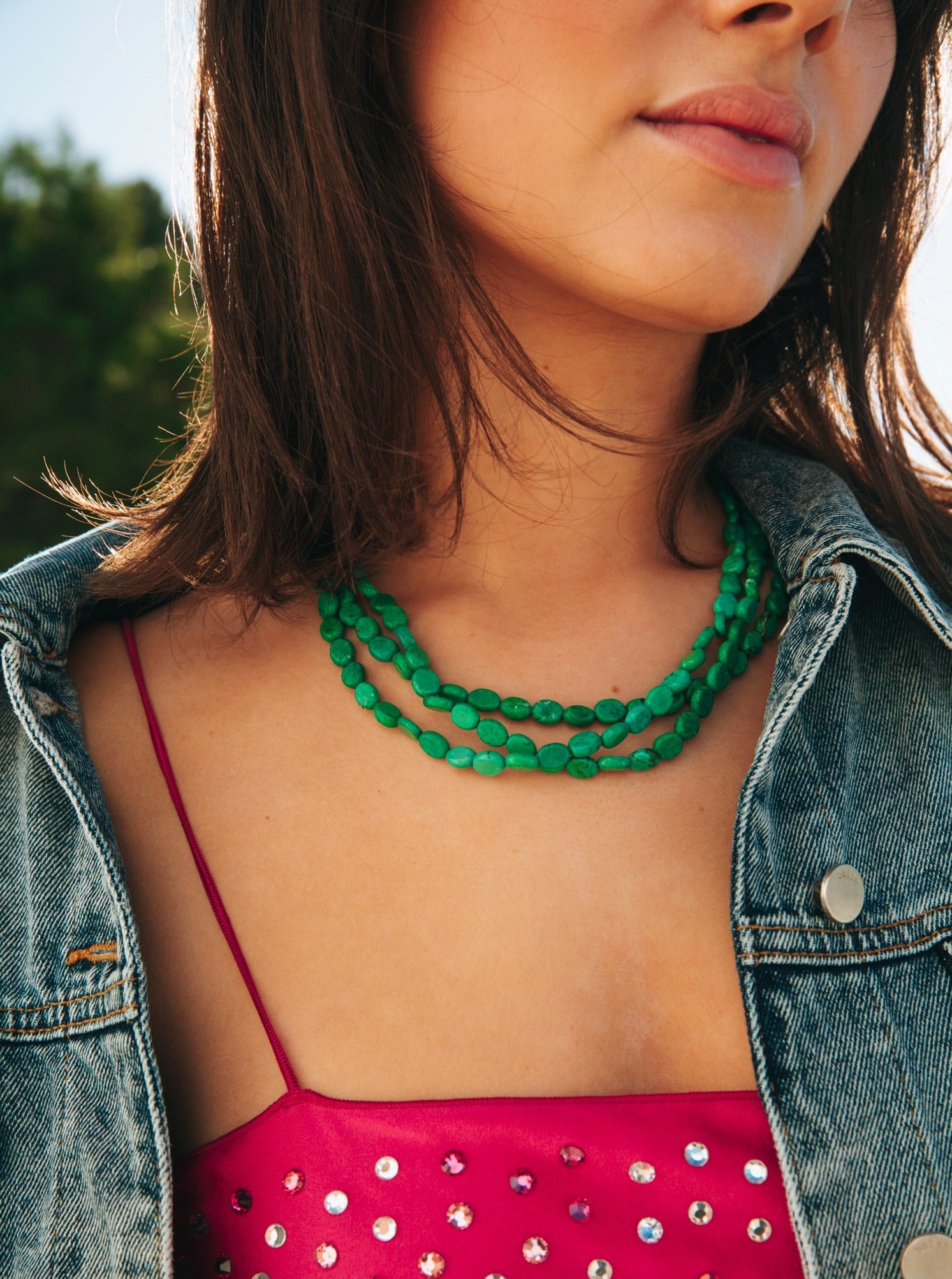 Charlie Green Necklace