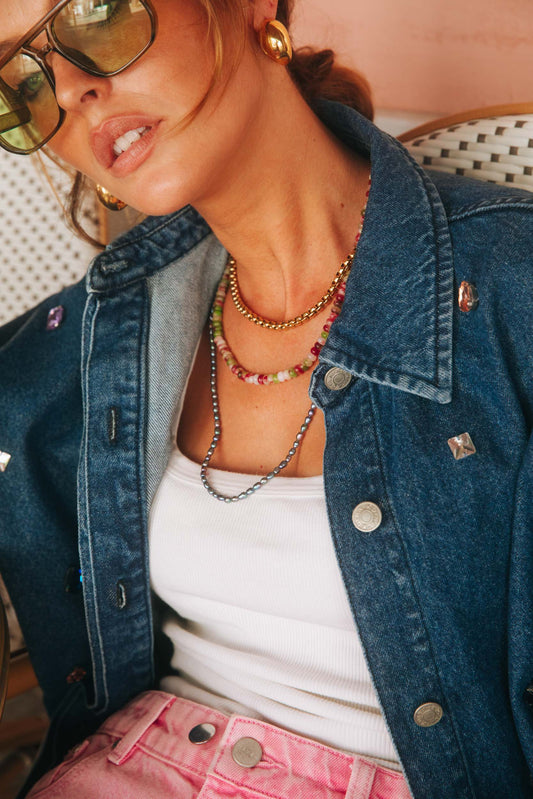 Roger Grote Gemengde Ketting