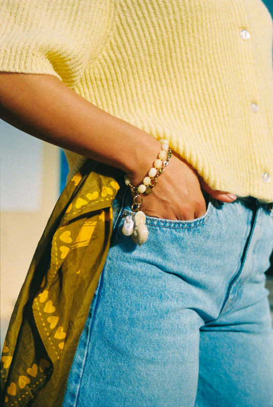 Bobby Butter Gele Armband