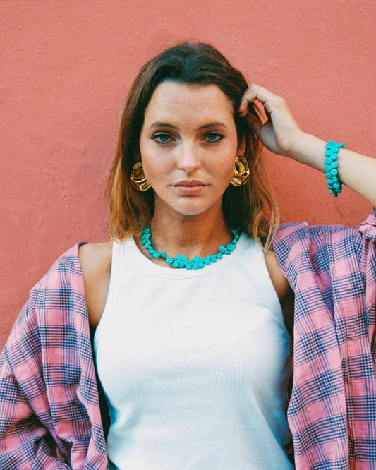 Gebroken Ronde Gouden Oorbellen