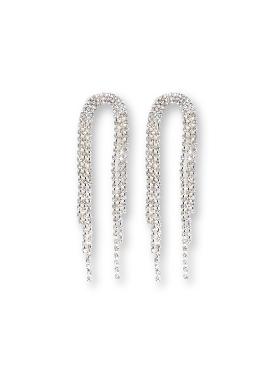Bow Silver Earring