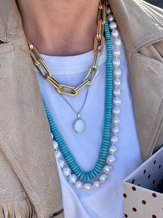 Turquoise Long Necklace