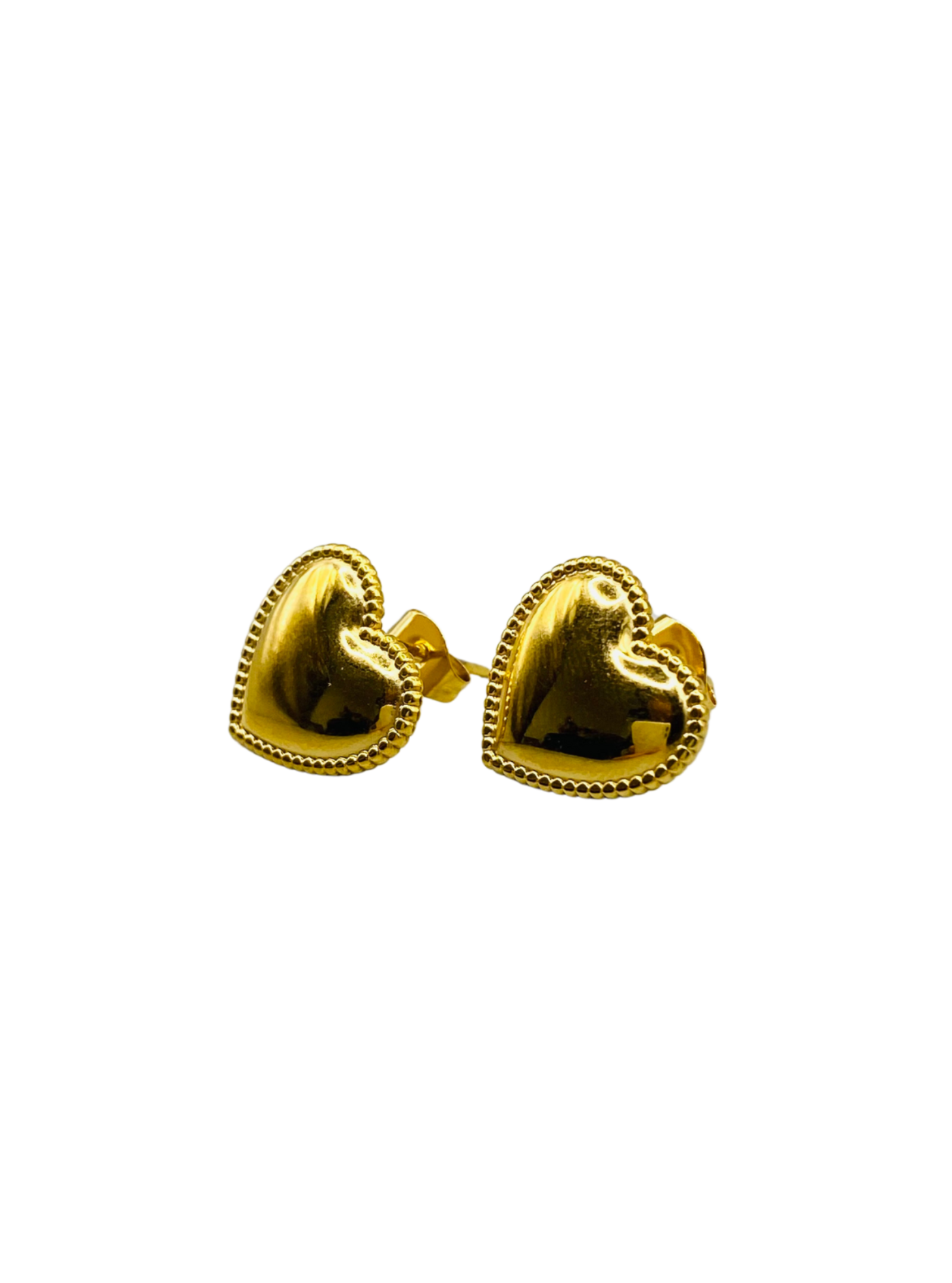 Heart earrings ~ 2 pc