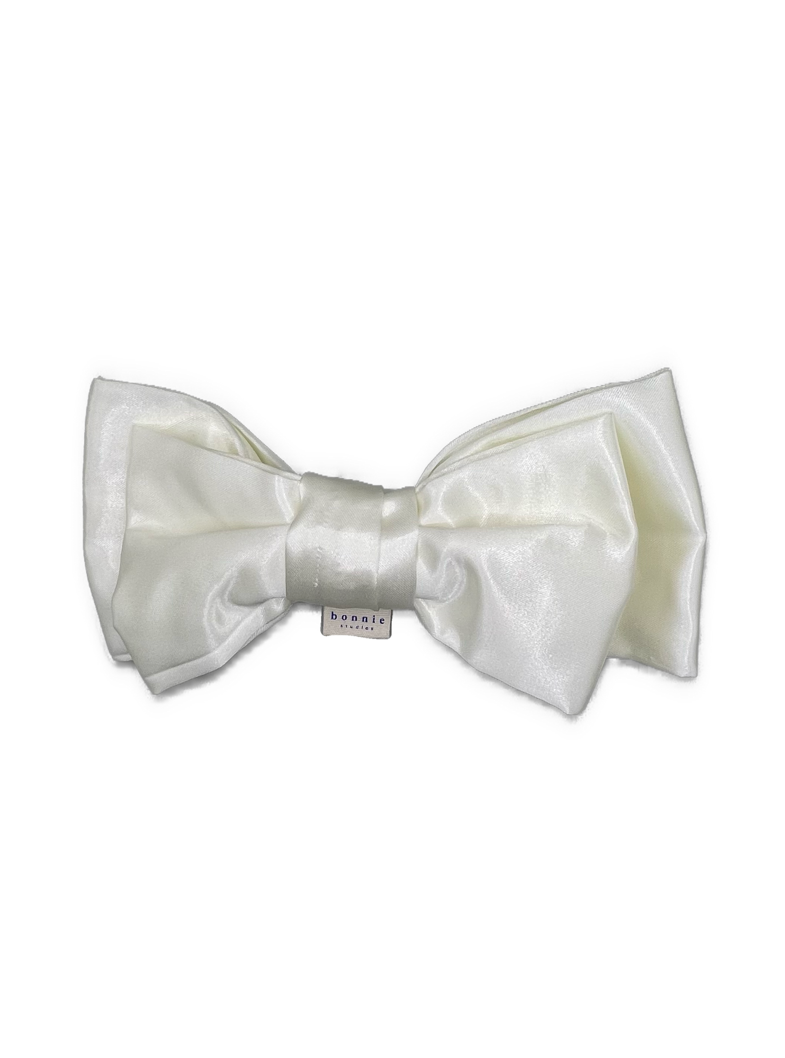 Bonnie Bow Hair Clip ~ Off White