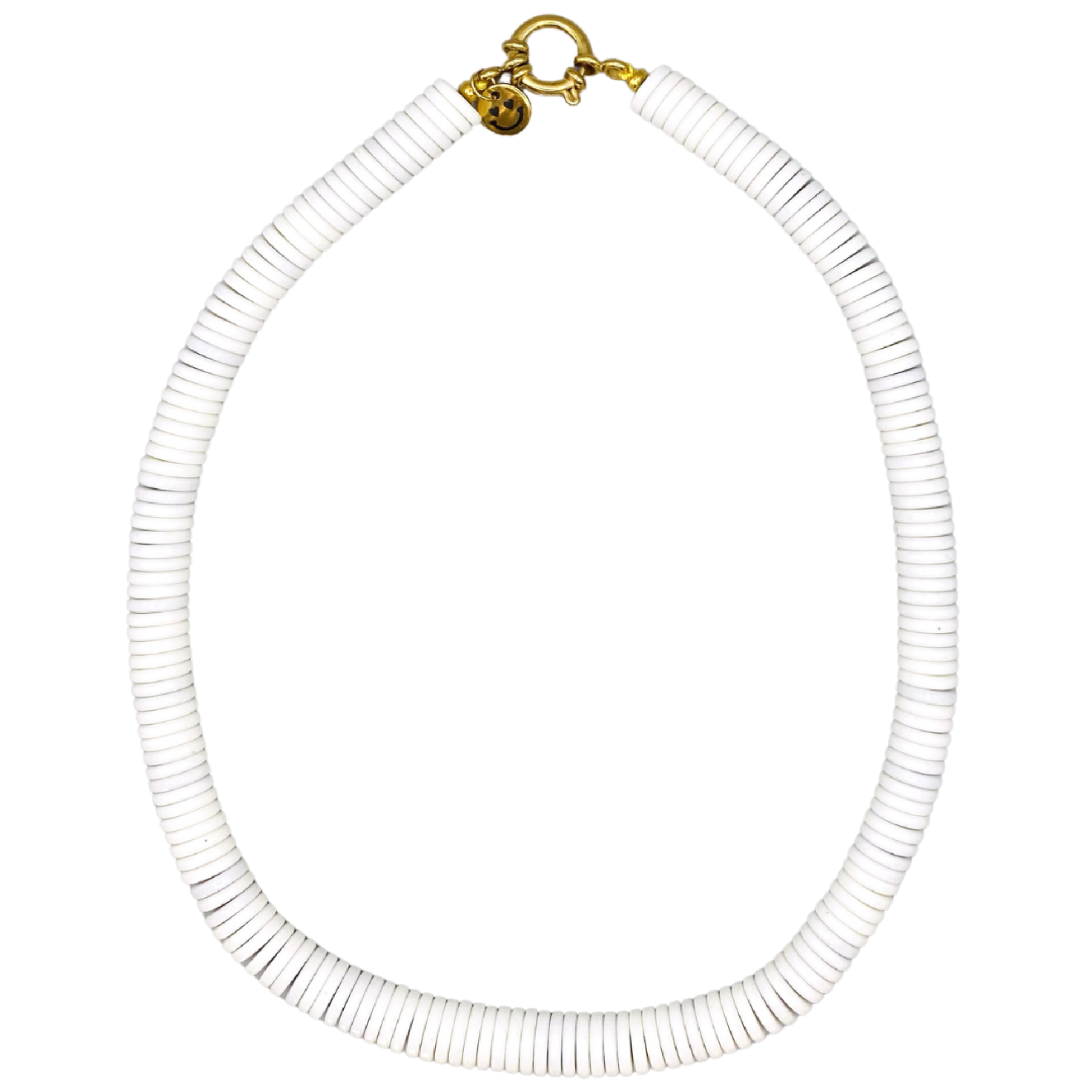 Luc Big White Necklace