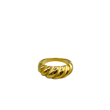 Croissant Ring - 18K roestvrij staal verguld