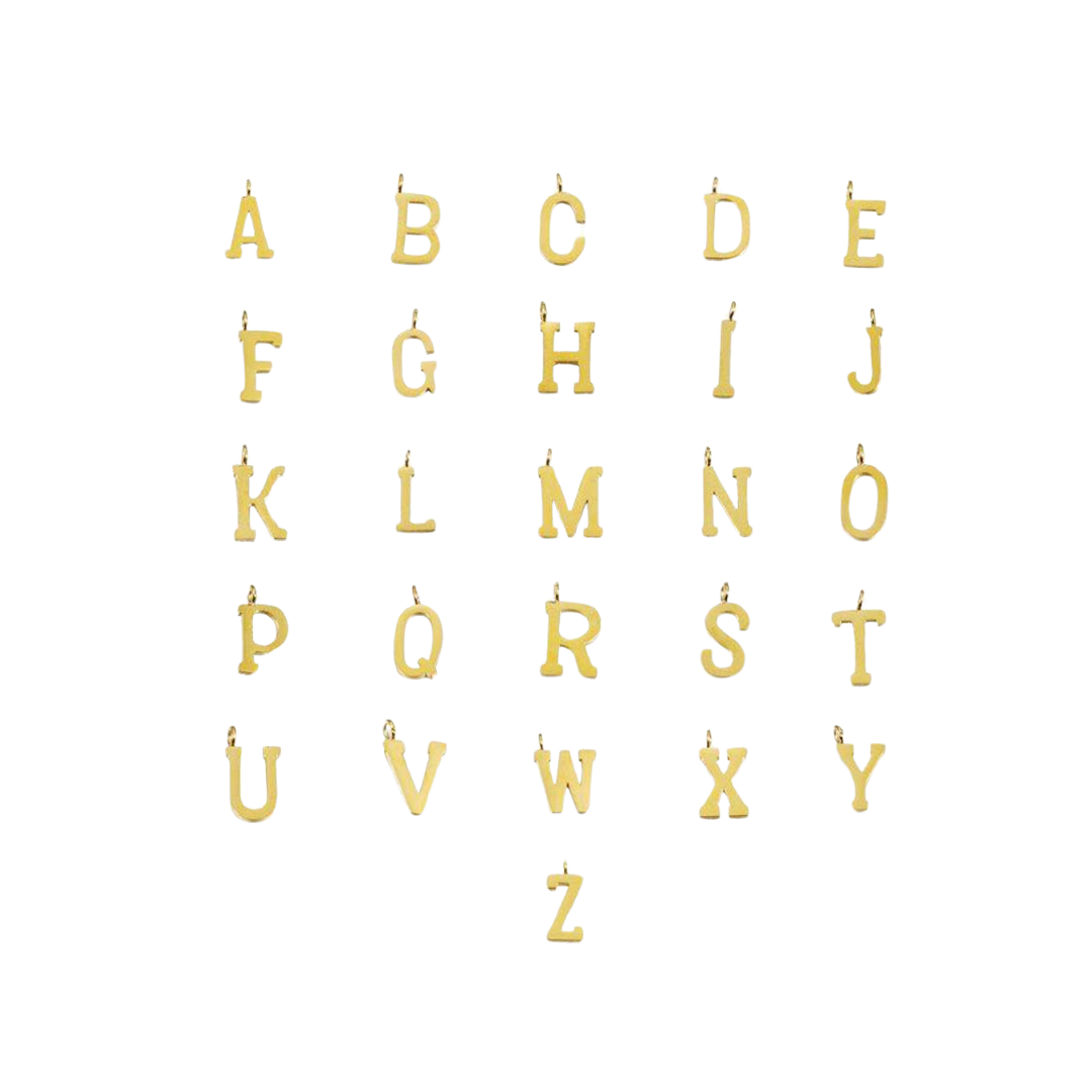 Alphabet Gold letter