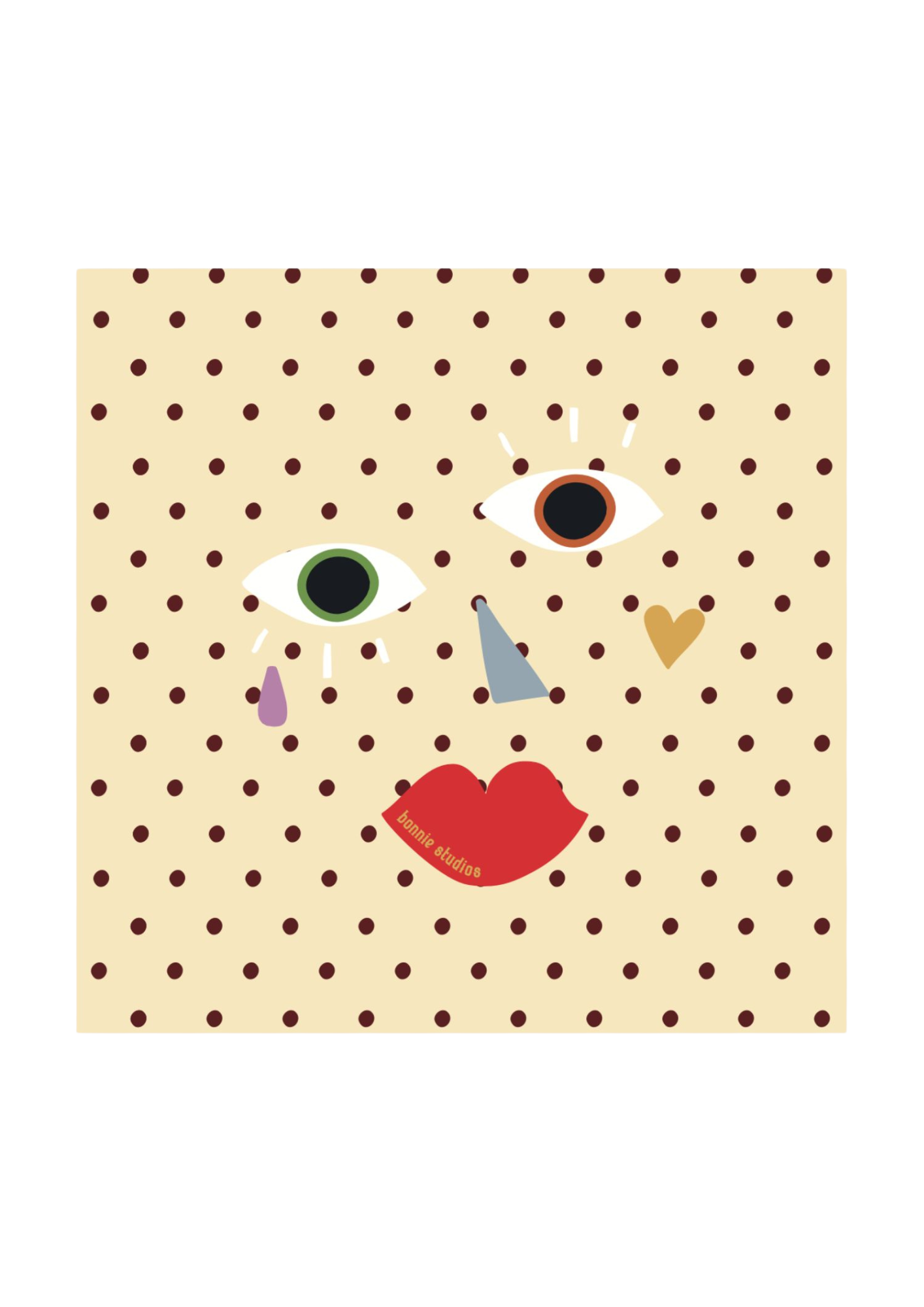 Polka Dot Scarf