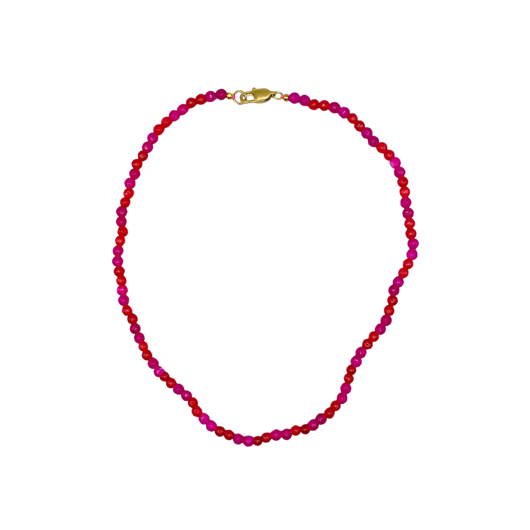 Roger Double Pink Necklace