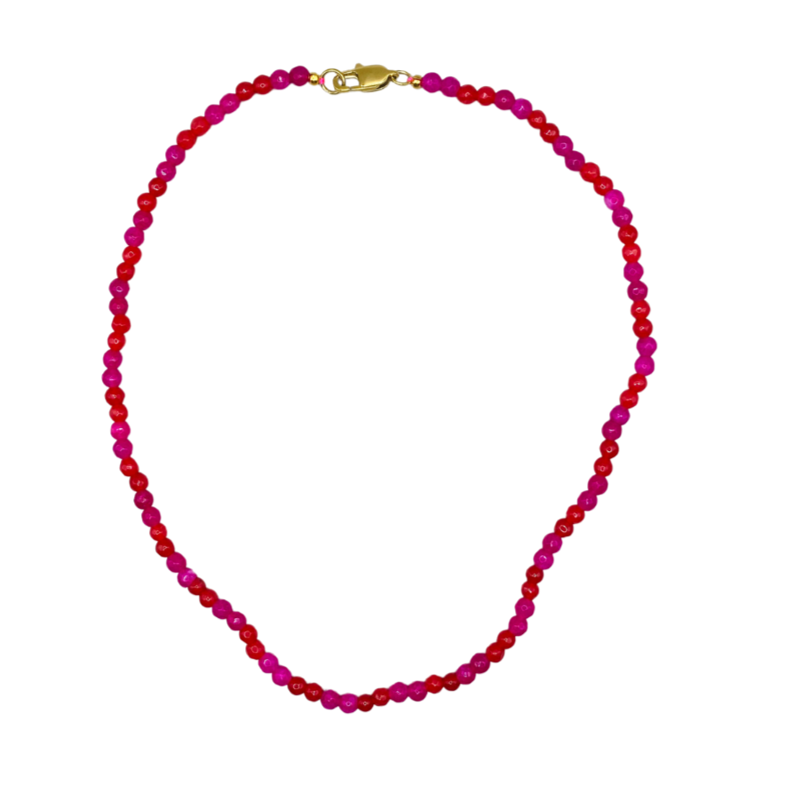 Roger Double Pink Necklace