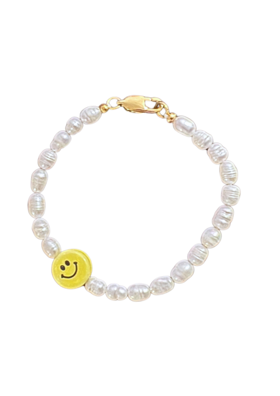 Smiley Big Pearl Bracelet