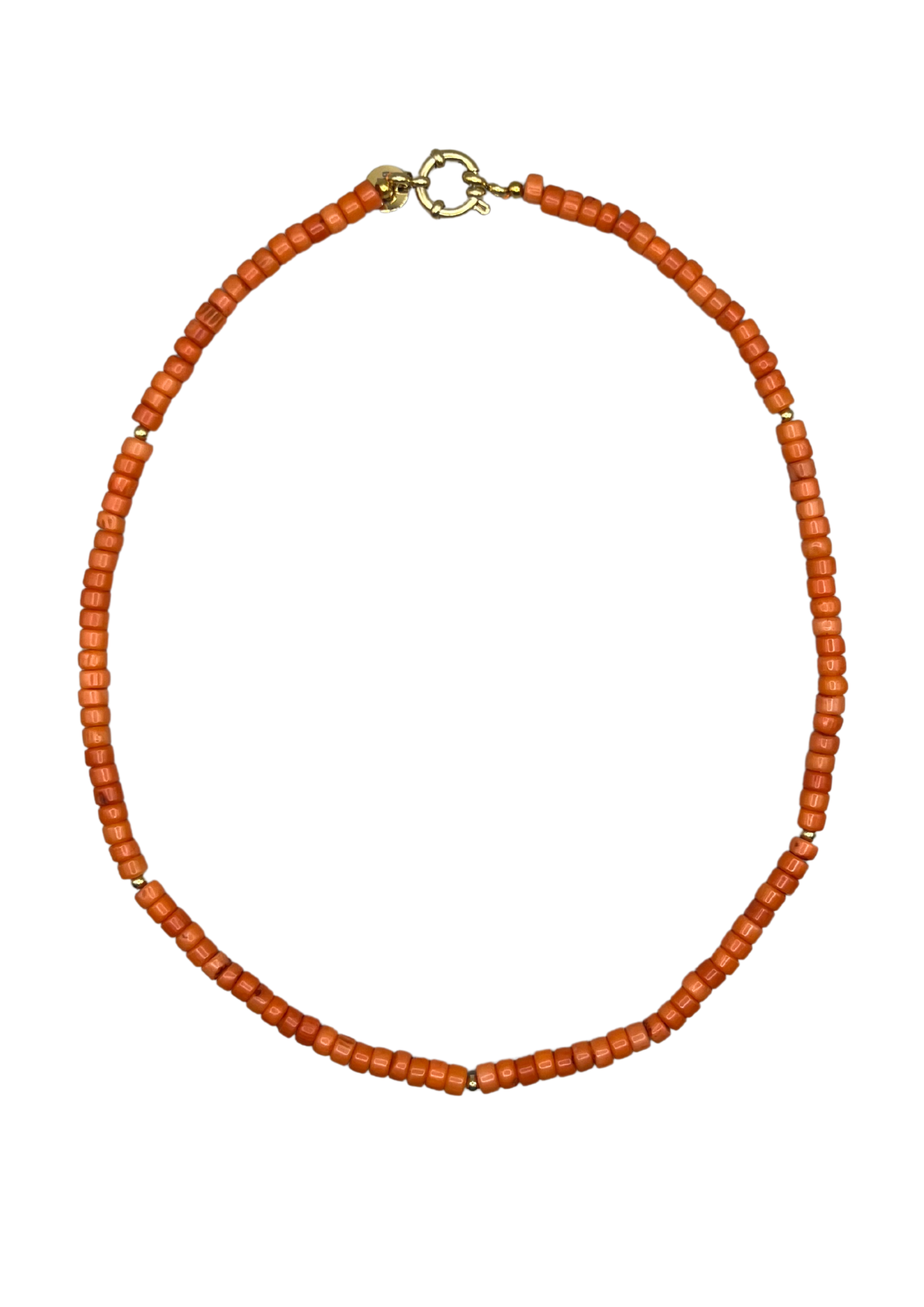 Tommy Gold Orange Necklace