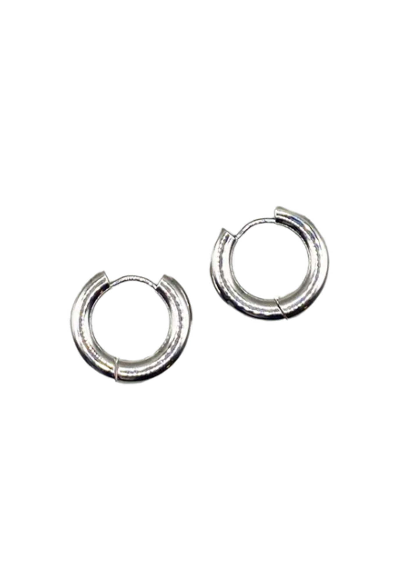 Hoops 2 pcs ~ 14K gold plated stainless steel