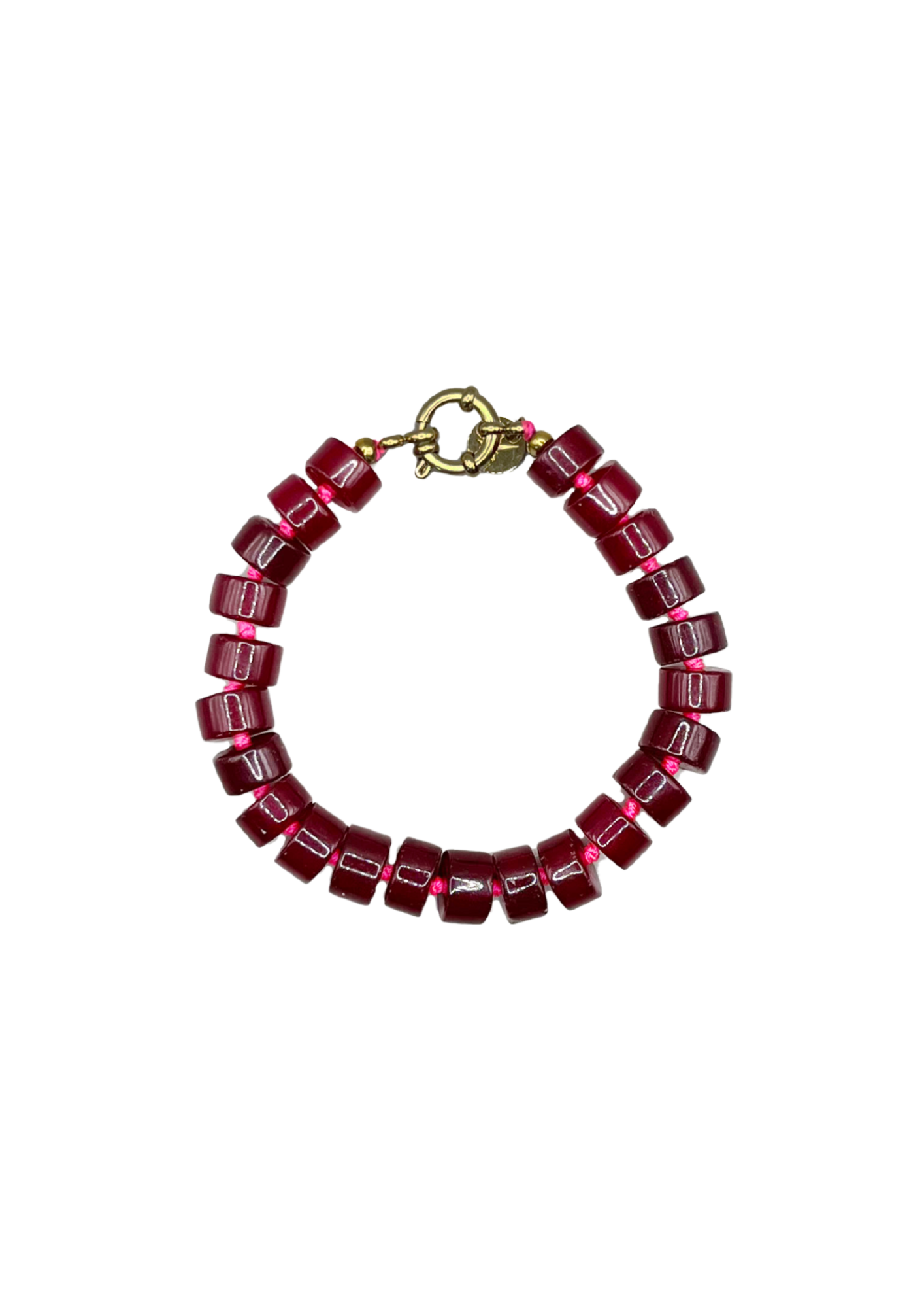 Phil Burgundy Bracelet