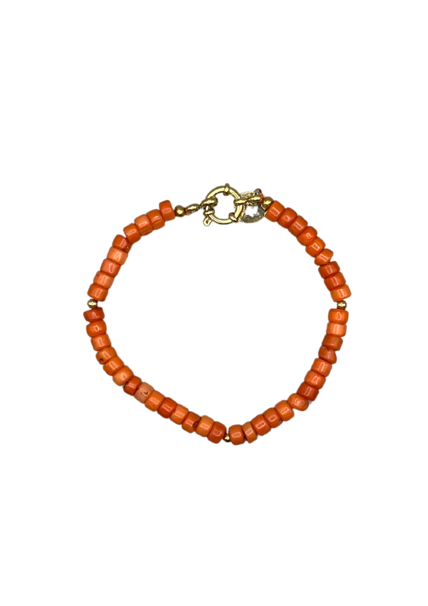 Tommy Gold Oranje Armband