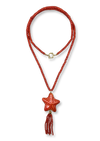 Koraal Tassel Ketting