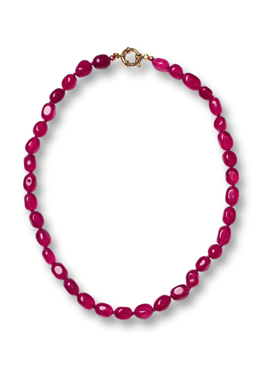 Bobby Burgundy Necklace