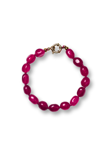 Bobby Bordeauxrode Armband