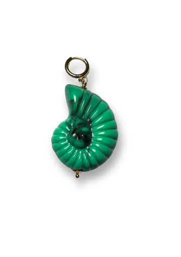 Groene Grote Schelp Bedel