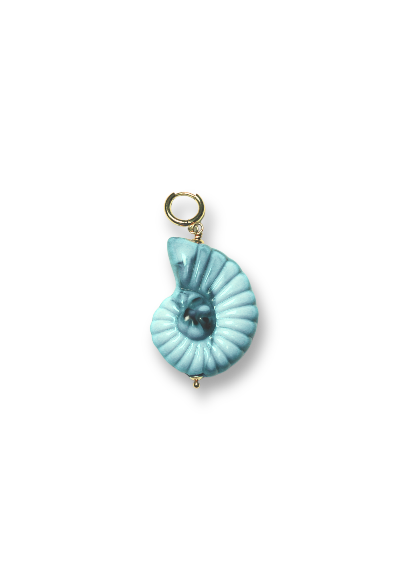 Blue Shell Small Pendant